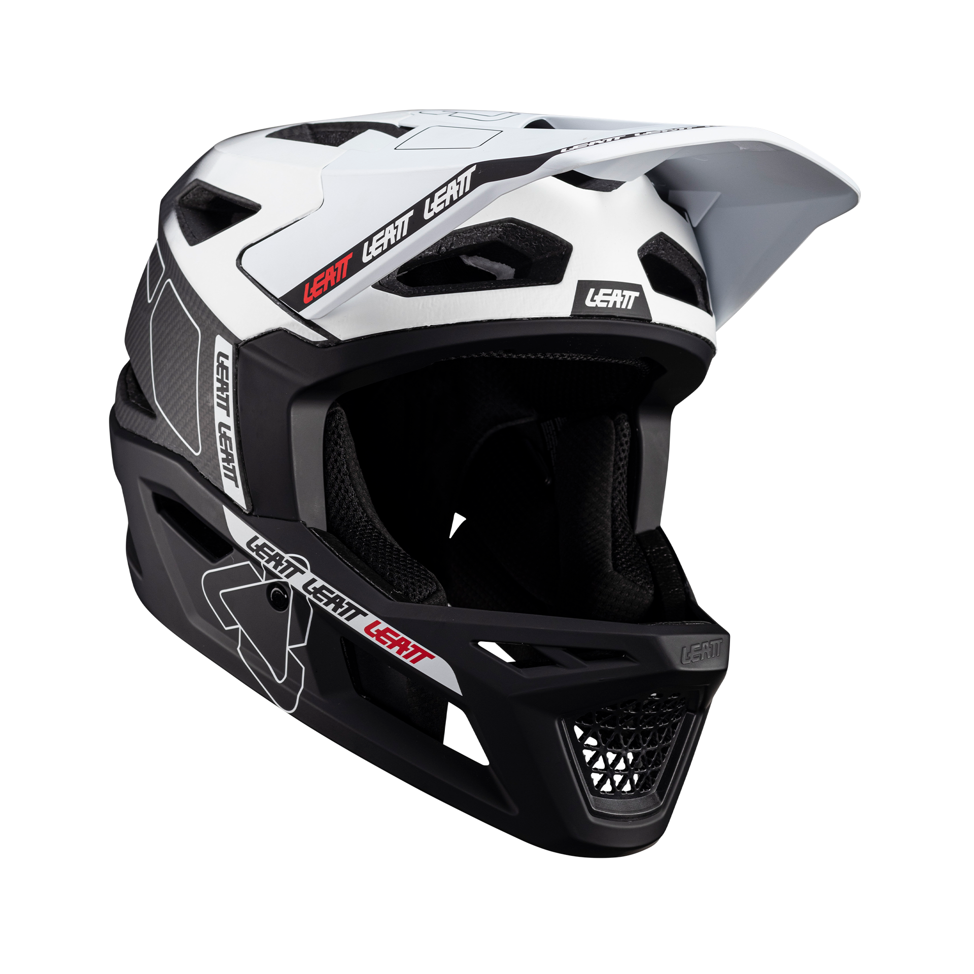 Helmet MTB Gravity 6.0 Carbon - White