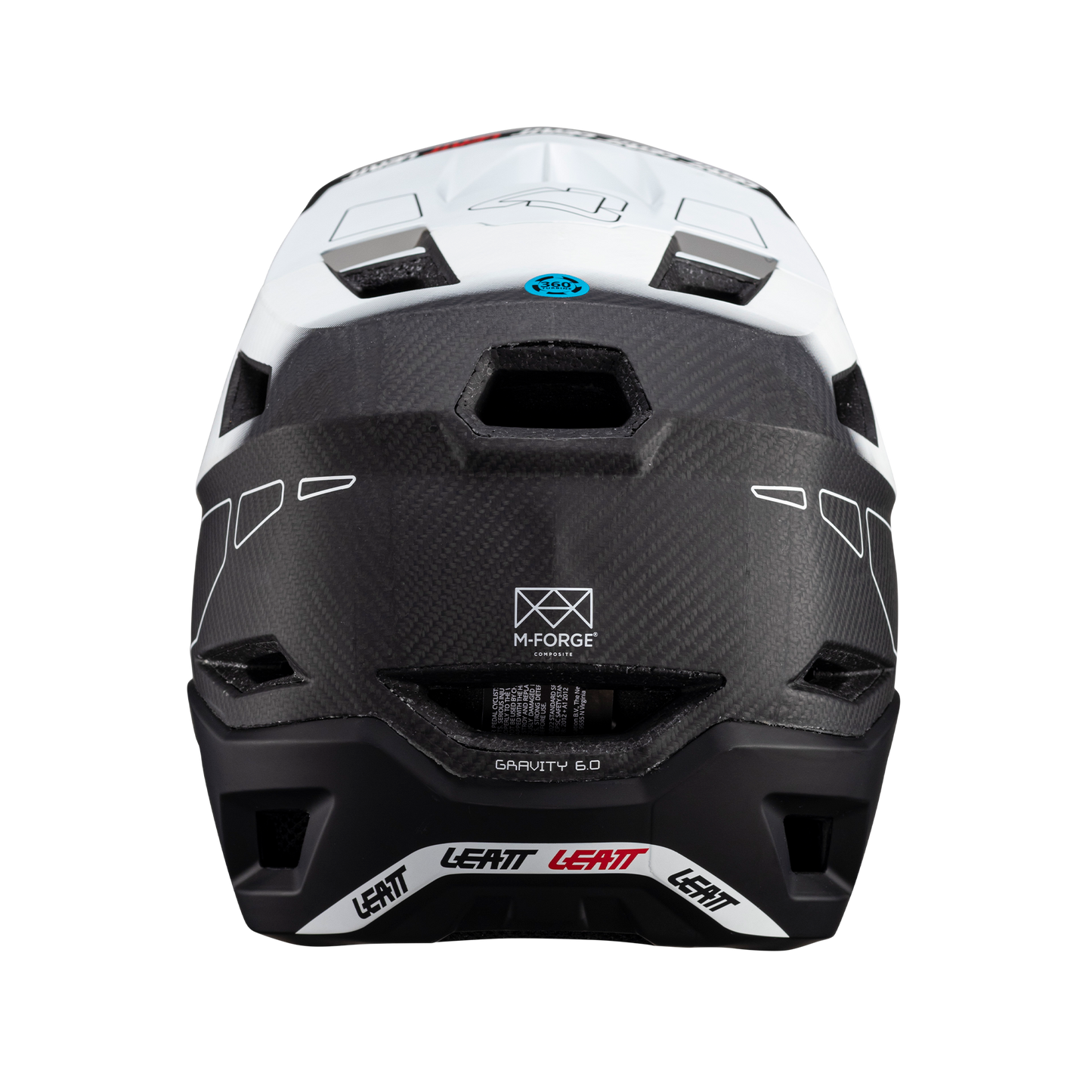 Helmet MTB Gravity 6.0 Carbon  - White