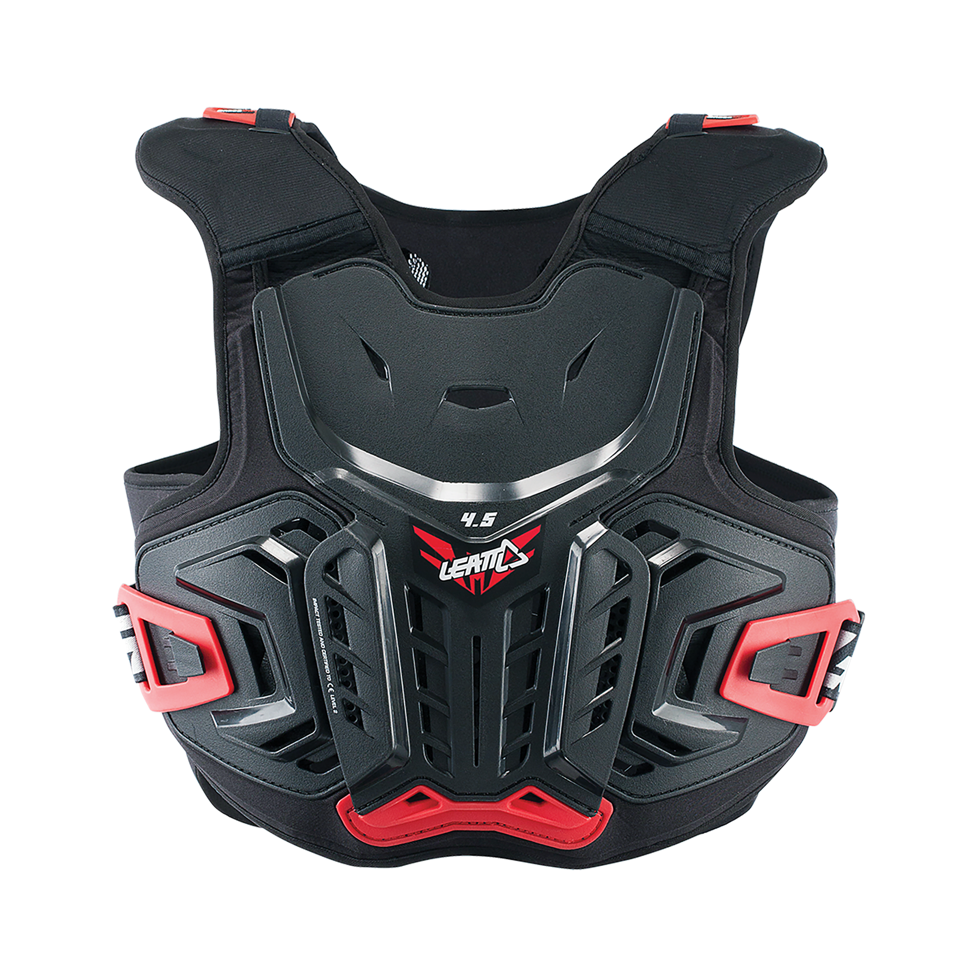 Plastron Leatt Moto 4.5 Hydra noir rouge Protections LE-7023051500