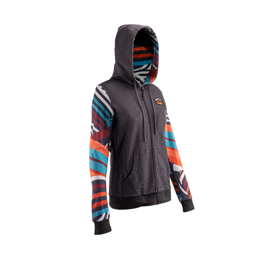 Zip-Hoodie Premium - Women - Stripes