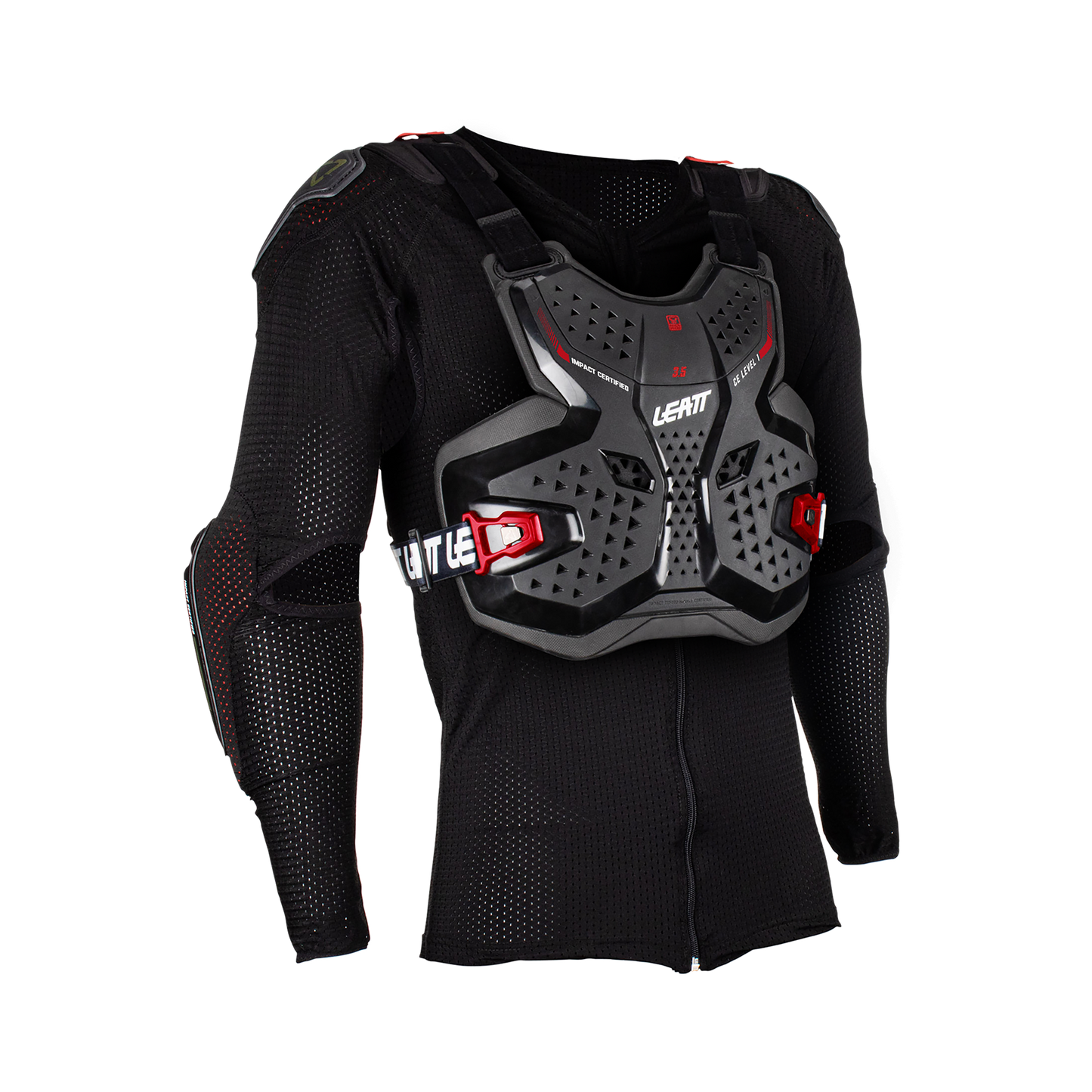 Chest Protector 3.5 - junior - Black - Red