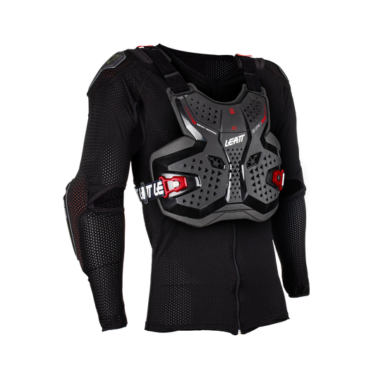 Plastron 3.5 - junior - Noir - Rouge